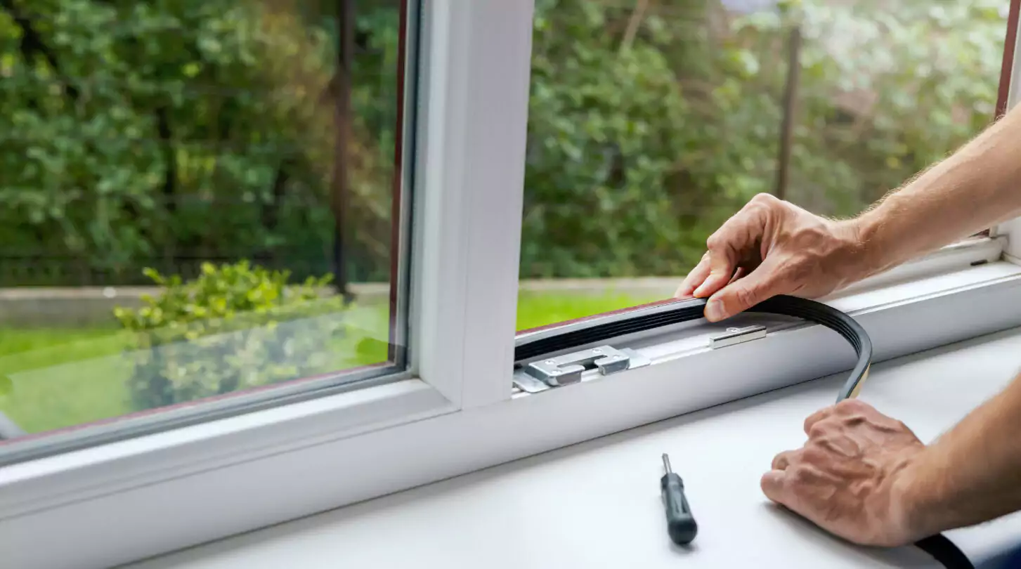 لاستیک درزبندی پنجره UPVC عایق سر و صدا